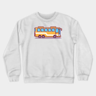 Bus Cartoon Crewneck Sweatshirt